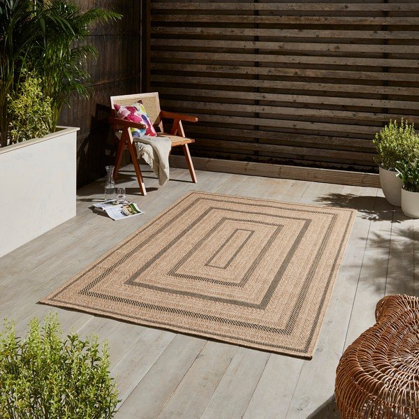 Tappeto da esterno in marrone chiaro 120x170 cm Nomad – Think Rugs-image-1