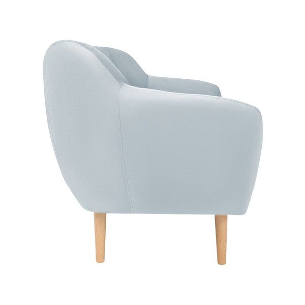 Divano in velluto azzurro Sardaigne, 158 cm - Mazzini Sofas-image-2