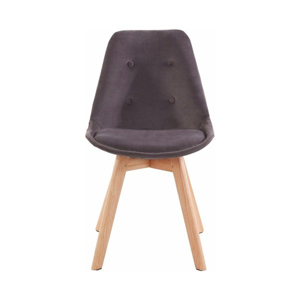 Set di 2 sedie da pranzo grigio scuro Ohio - Støraa-image-1
