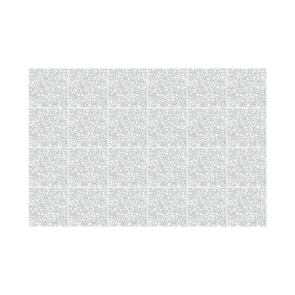 Set di 24 adesivi murali Piastrelle di cemento Stickers Terrazzo Waldo, 15 x 15 cm - Ambiance-image-3