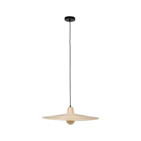 Lampadario in colore naturale con paralume in rattan ø 60 cm Balance - Zuiver