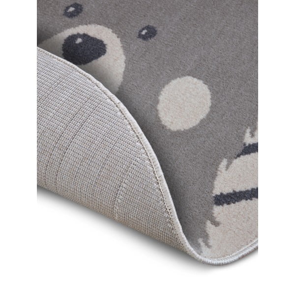 Tappeto grigio per bambini ø 140 cm Bear - Hanse Home-image-3