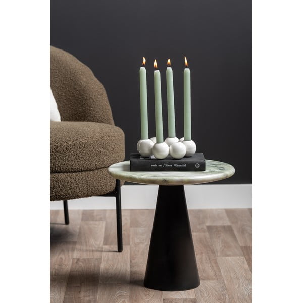 Tavolino rotondo in marmo ø 40 cm Force - Leitmotiv-image-3