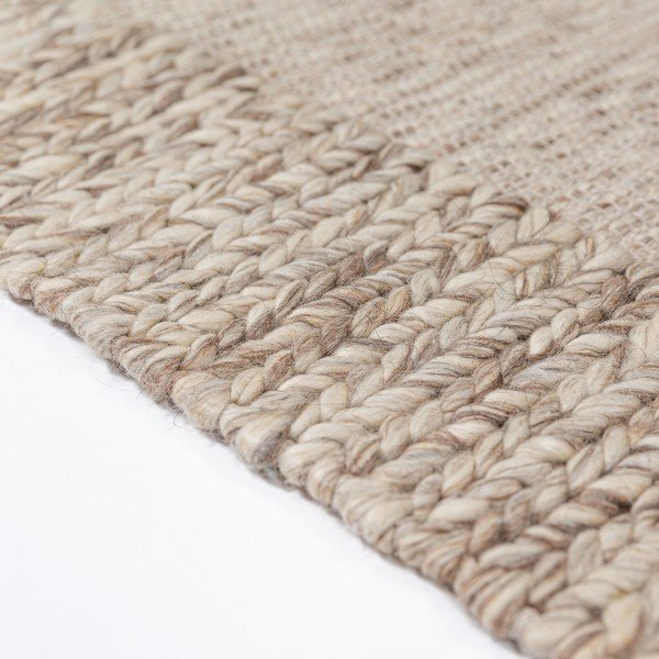 Tappeto di colore naturale in misto lana tessuto a mano 200x290 cm Rue – Flair Rugs-image-4