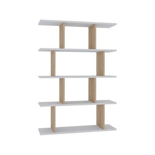 Libreria in rovere bianco/naturale 90x127 cm Harmon - Kalune Design