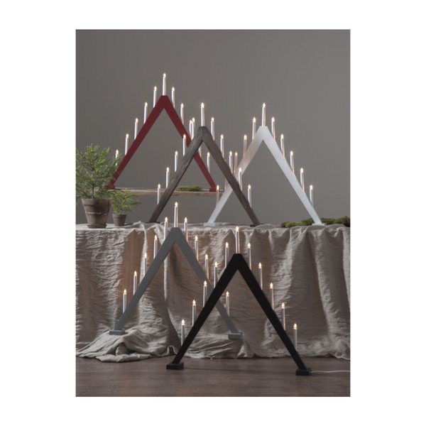 Portacandele natalizio a LED bianchi, altezza 79 cm Trill - Star Trading-image-3