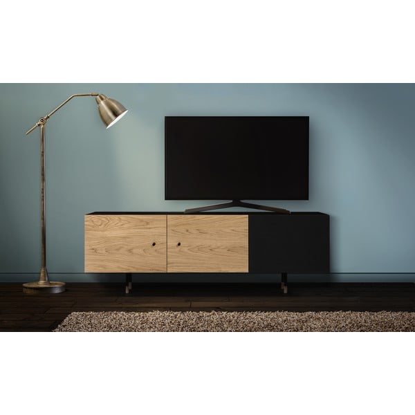 Tavolo TV marrone e nero Jugend - Woodman-image-1