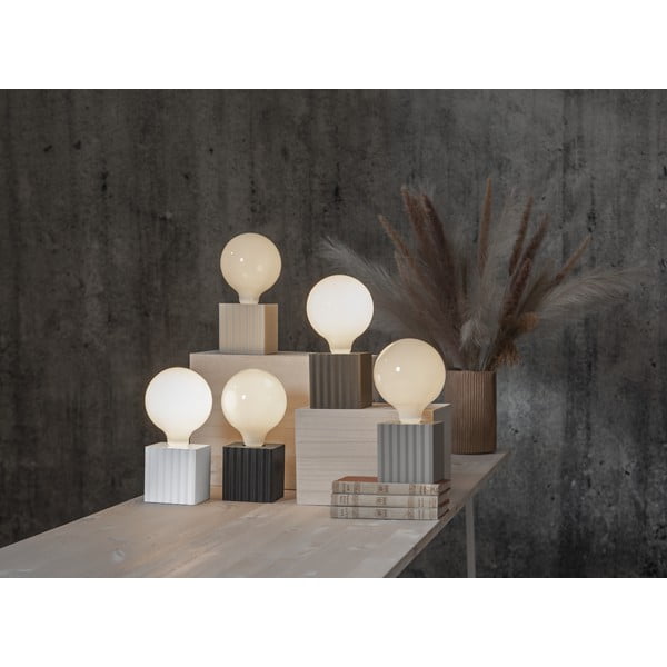 Piede di lampada bianco 10 cm Box - Star Trading-image-4