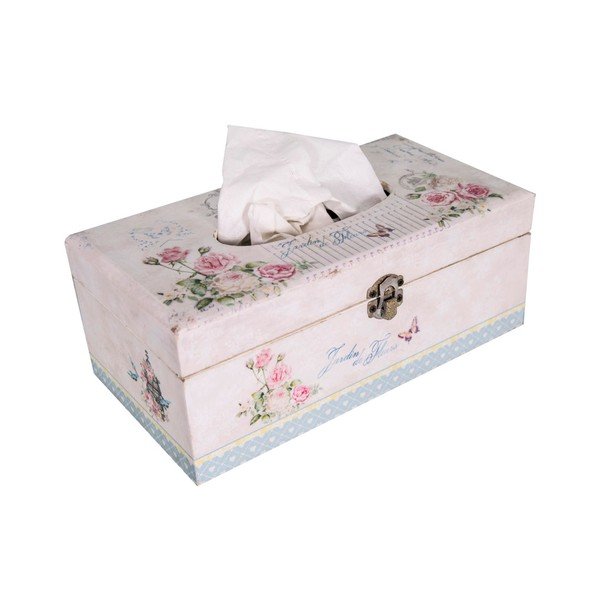 Scatola per fazzoletti Vitage Rose - Antic Line