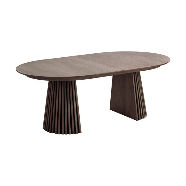 Tavolo da pranzo con effetto rovere allungabile con estensione Osaka – House Nordic-image-4