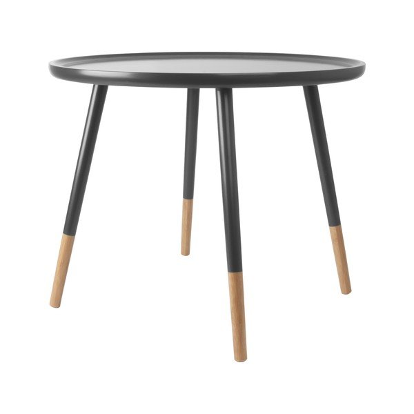 Černý odkládací stolek Leitmotiv Graceful