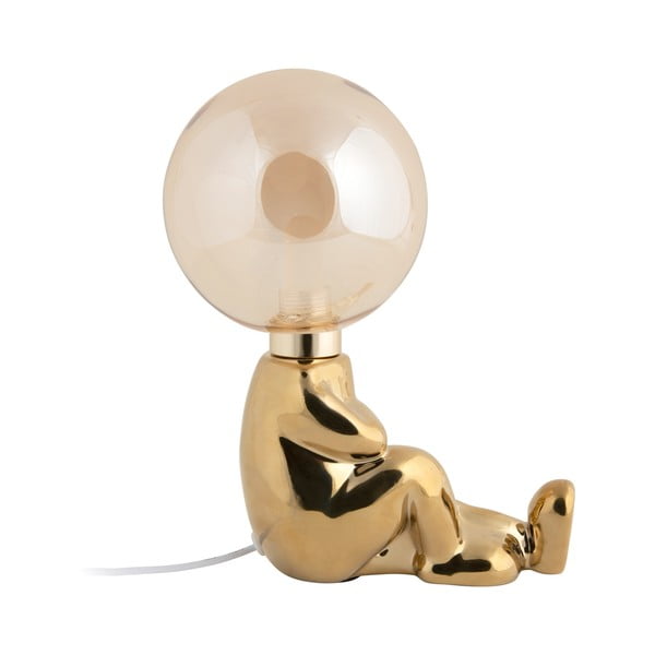 Lampada da tavolo per bambini dorata Joey – Leitmotiv-image-3