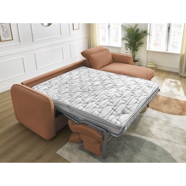 Divano angolare arancione Achille – Bobochic Paris-image-1