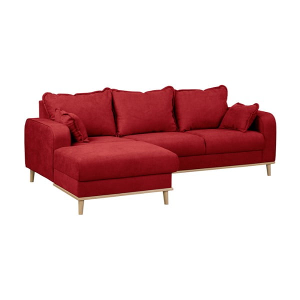 Divano angolare rosso (angolo sinistro) Beata - Ropez-image-2