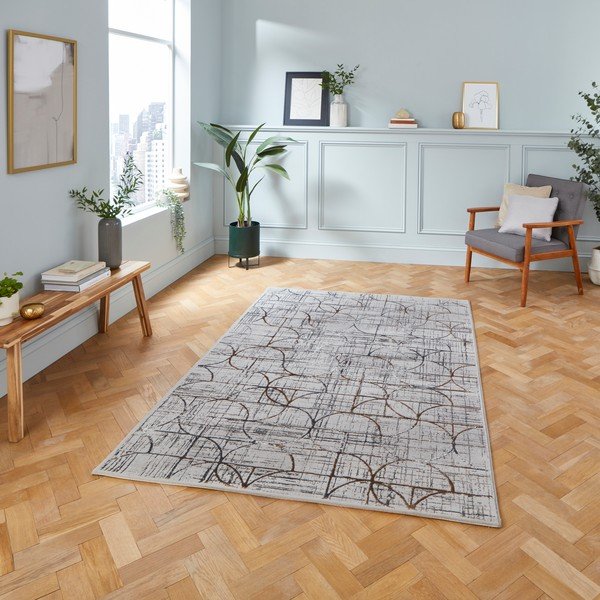 Tappeto grigio 230x160 cm Creation - Think Rugs-image-1