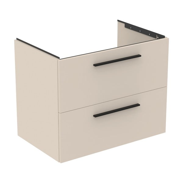 Mobile per lavabo beige a sospensione 80x63 cm i.Life B - Ideal Standard-image-4