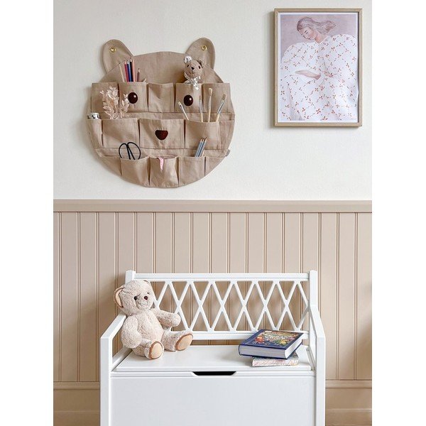 Panca per bambini bianca Harlequin – Cam Cam Copenhagen-image-1