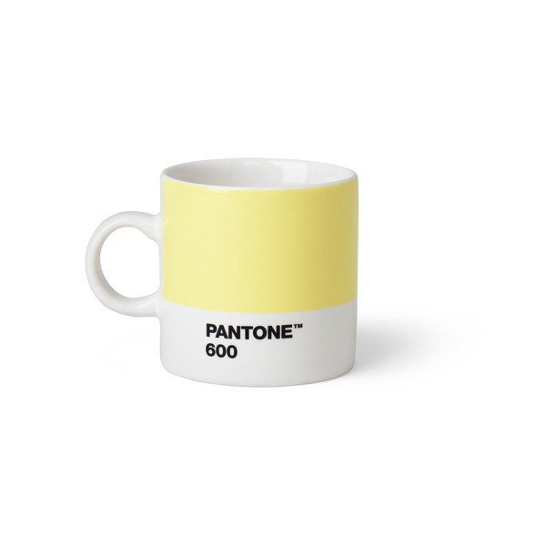 Tazza per espresso giallo chiaro in porcellana 120 ml Light Yellow 600 – Pantone