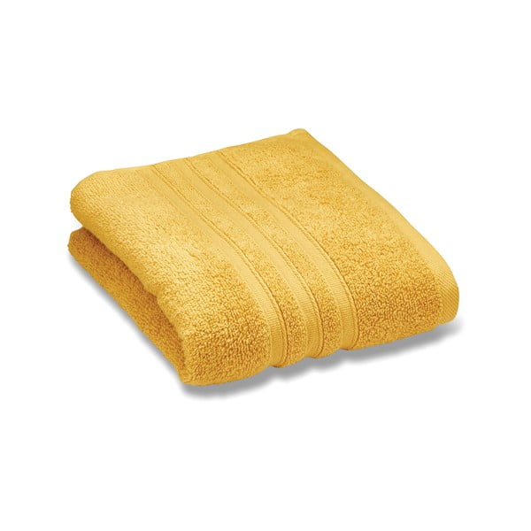 Asciugamano tipo terry giallo in cotone 90x140 cm Zero Twist – Catherine Lansfield