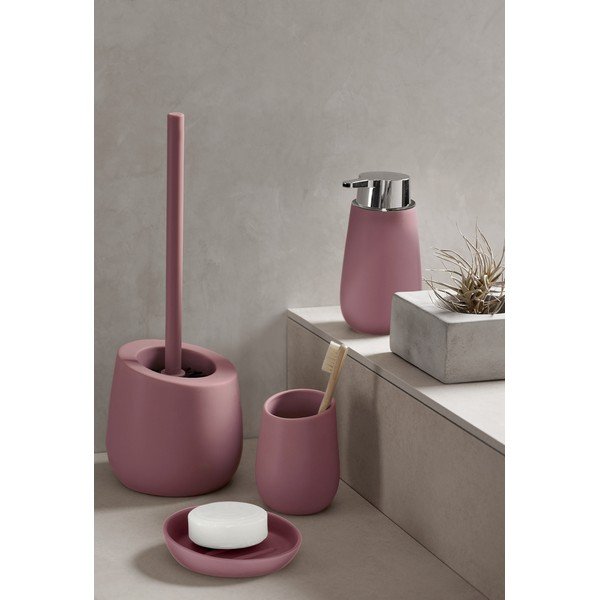 Scopino in ceramica rosa Badi - Wenko-image-1
