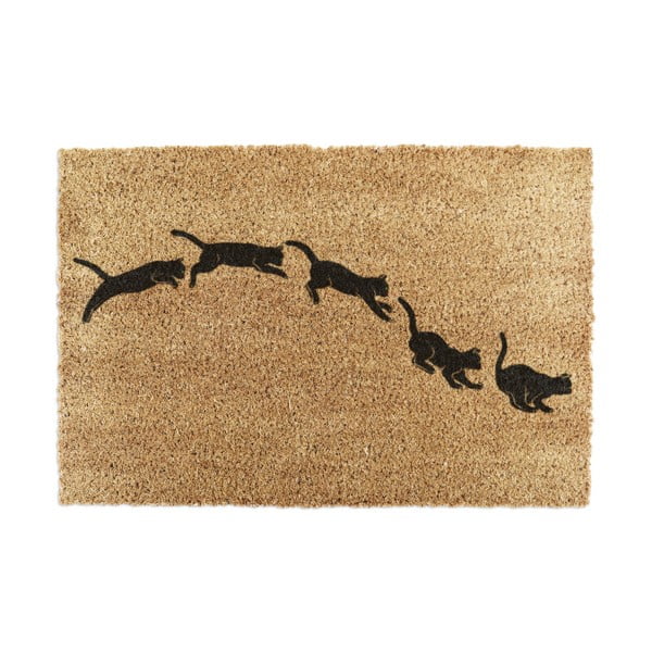 Zerbino in fibre di cocco 60x90 cm Jumping Cats – Artsy Doormats