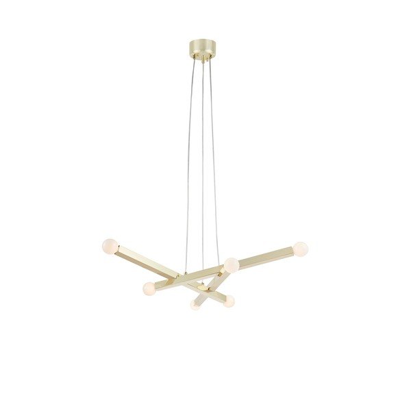 Lampadario color ottone in metallo ø80x10 cm Stack – Markslöjd