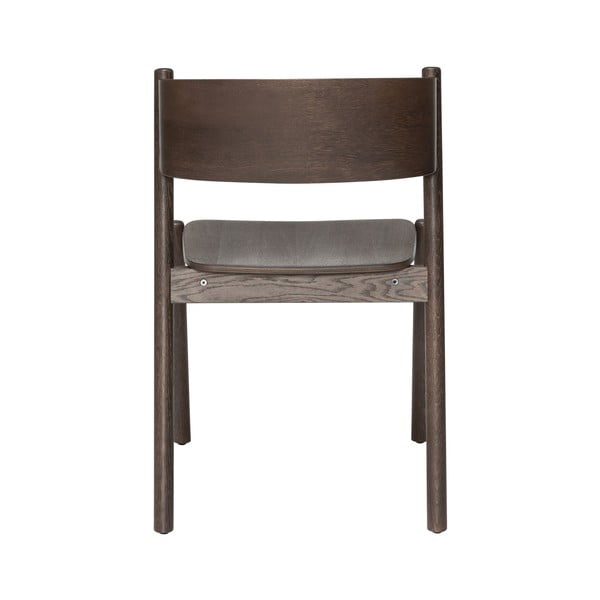 Sedia da pranzo in rovere marrone Oblique - Hübsch-image-3