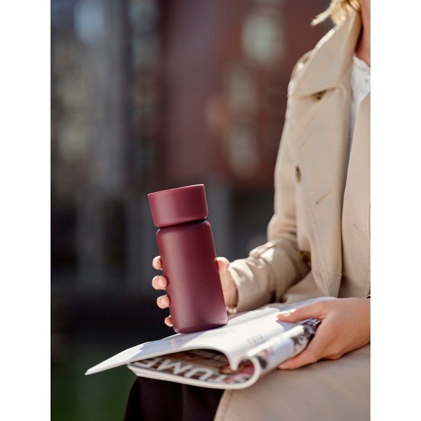 Tazza termica burgundy in acciaio inox 400 ml Singles – Zone-image-1