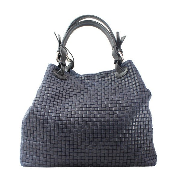 Borsa in pelle blu scuro Tessa - Chicca Borse
