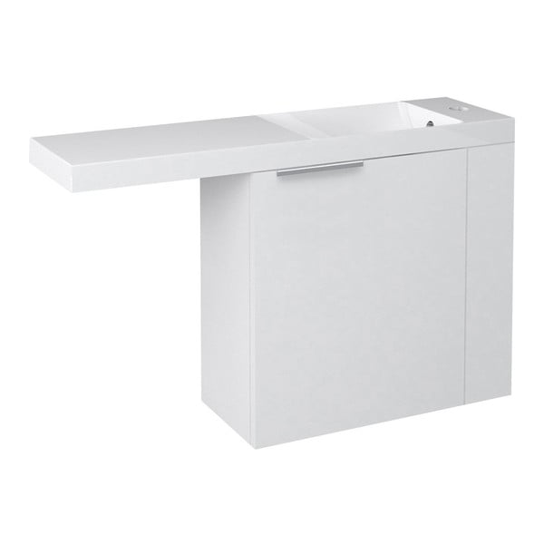 Mobile senza lavabo bianco da appendere 50x50 cm Latus Vi – Sapho