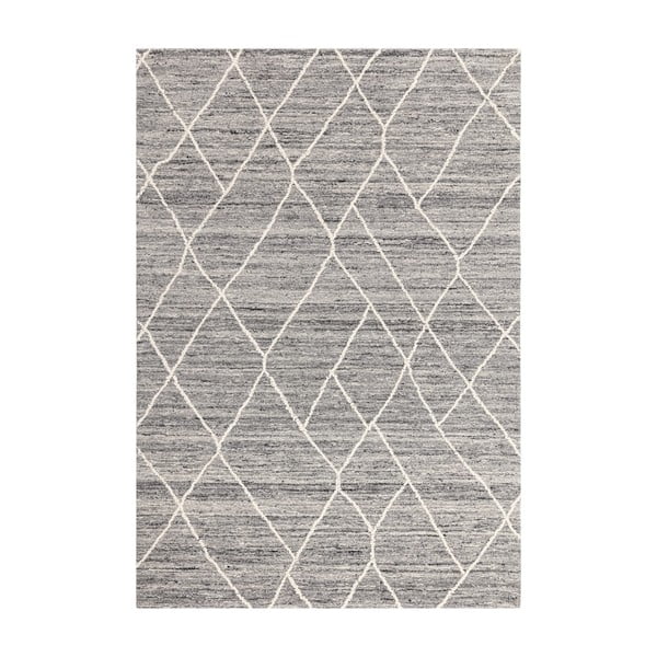 Tappeto in lana grigio 160x230 cm Noah - Asiatic Carpets