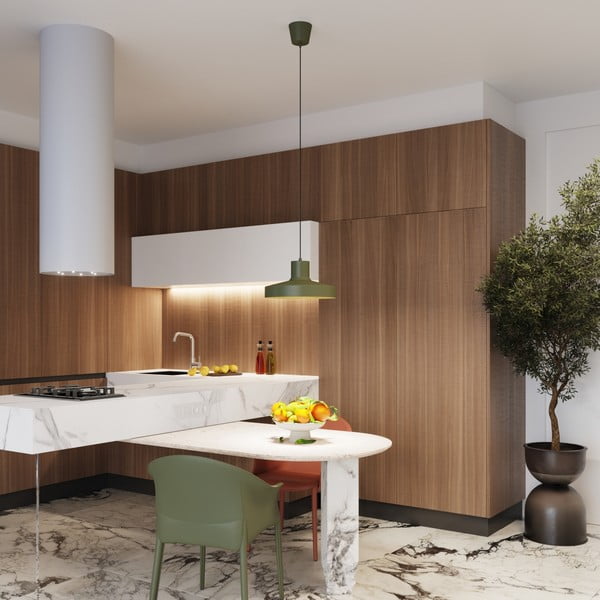 Lampadario verde ø 35 cm Vito – Sollux-image-1