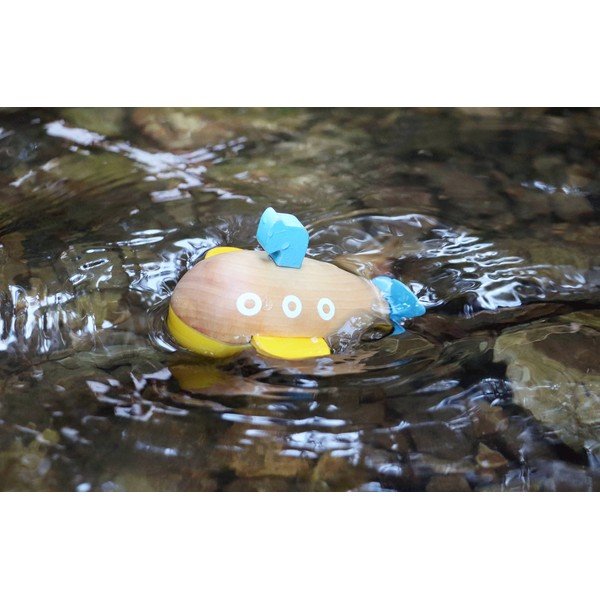 Sottomarino acquatico in legno per bambini - Legler-image-1