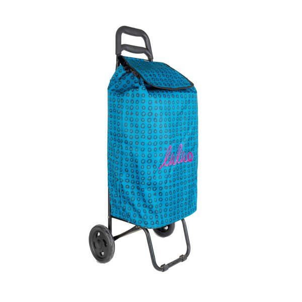 Borsa trolley Ridey blu Lulucastagnette, 37 l - LULUCASTAGNETTE-image-3
