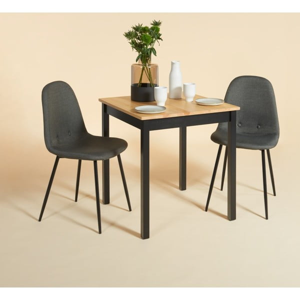 Set di 2 sedie da pranzo grigio scuro Lissy - Bonami Essentials-image-1