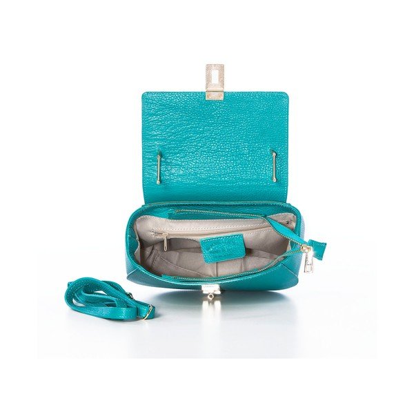 Kožená kabelka Grana Dollaro Turquoise-image-3