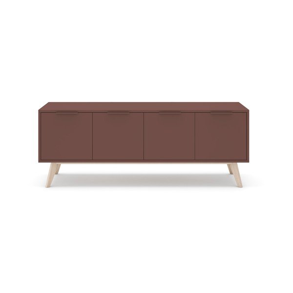 Mobile TV color terracotta opaco 140x53x40 cm Campus – Marckeric-image-2