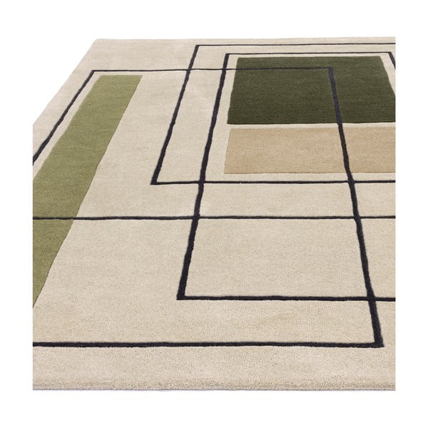 Tappeto in lana kaki-beige 120x170 cm Reef - Asiatic Carpets-image-3