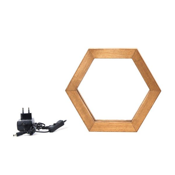 Lampada da tavolo in legno Honeybee - Lustro-image-1