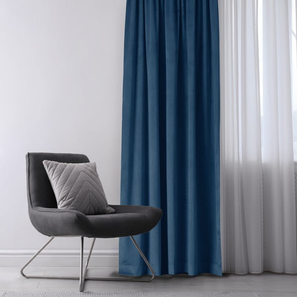 Tenda blu scuro 135x300 cm Vila - Homede-image-2