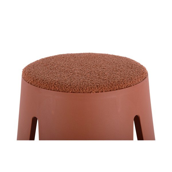 Sgabello in plastica rosso chiaro Savor - Leitmotiv-image-3