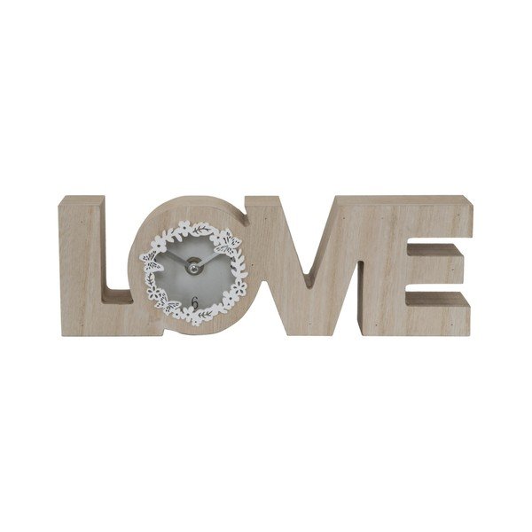 Orologio da tavolo con cornice decorativa love - Mauro Ferretti