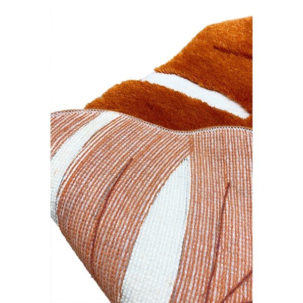 Tappetino per il bagno arancione 80x120 cm Frunze – Foutastic-image-2