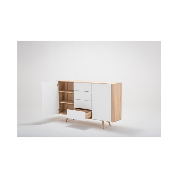 Cassettiera in rovere Due, 180 x 110 cm Ena - Gazzda-image-1