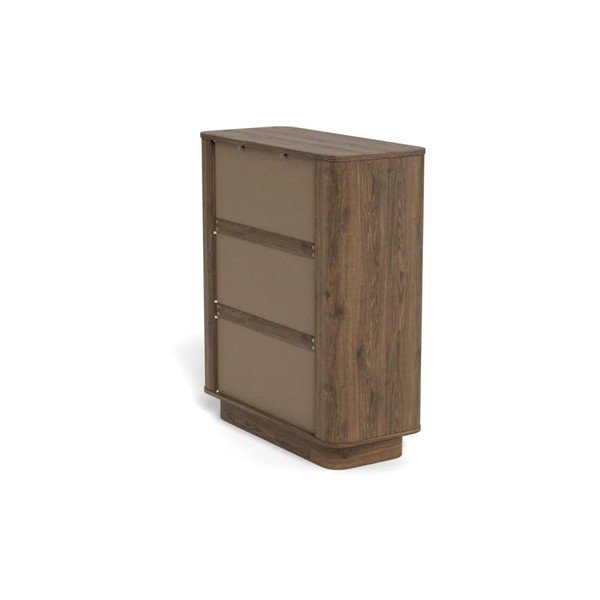 Credenza colore naturale scuro con effetto rovere 90x107x40 cm Atmore – Actona-image-4