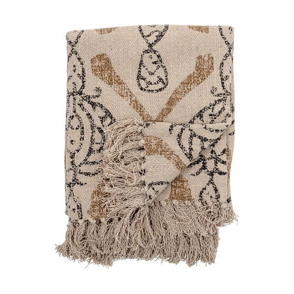 Coperta in cotone riciclato 130x160 cm Freddy - Bloomingville-image-4