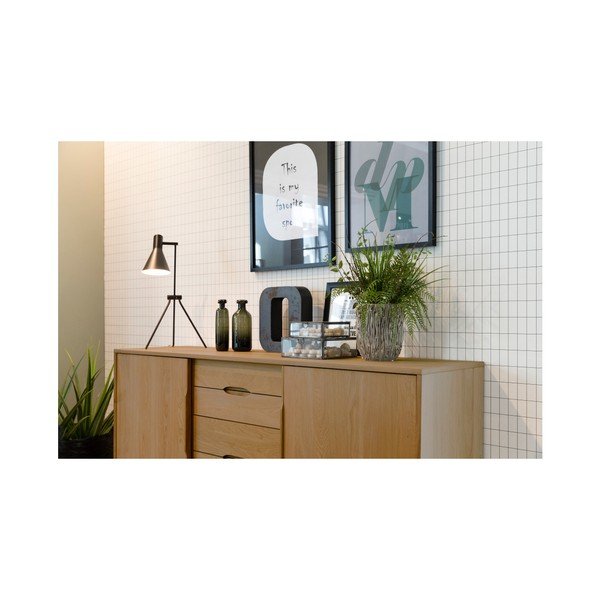 Cassettiera bassa in rovere 180x84 cm Marte - Actona-image-1