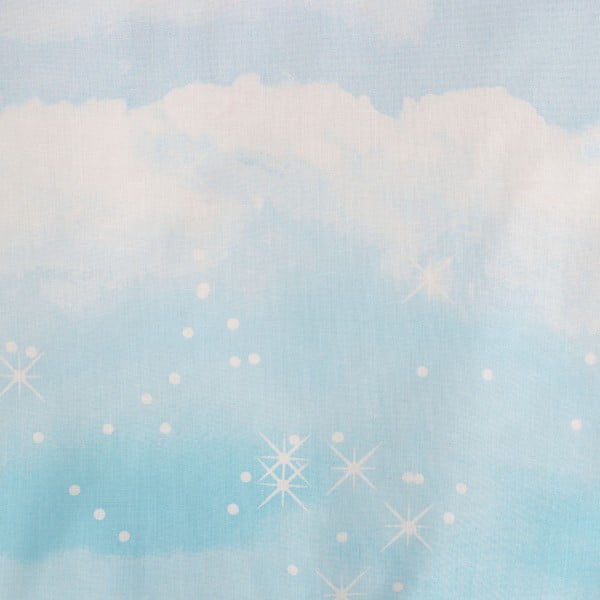 Set copripiumino e federa da bambini blu e rosa per letto singolo 135x200 cm Ombre Rainbow Clouds – Catherine Lansfield-image-4