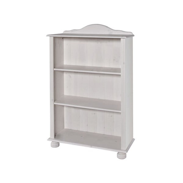 Libreria in legno di pino bianco 77x116 cm Mette - Støraa