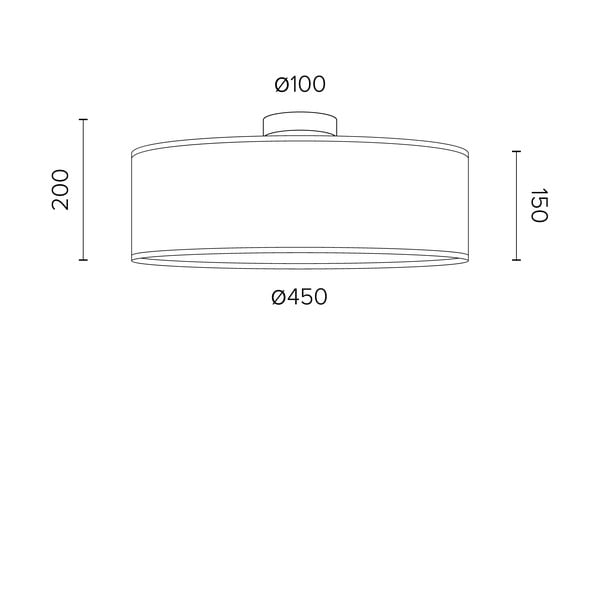 Lampada da soffitto in rovere impiallacciato TSURI XL, ø 45 cm Tsuri - Sotto Luce-image-2